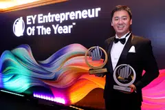 Zachary Wang, co-founder and chief executive of e-scooter sharing startup Neuron Mobility, beat three other category winners to clinch the top honour. 