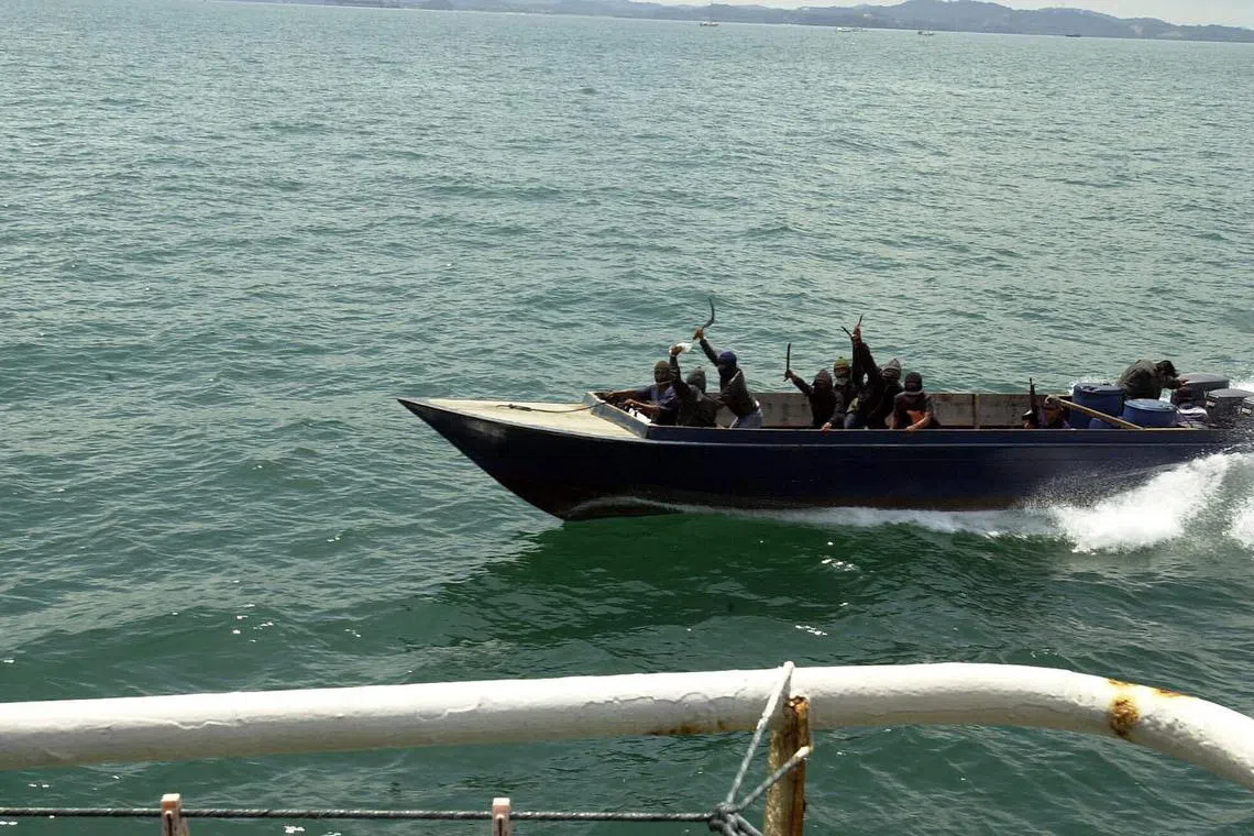In 2004, in the months leading up to the tsunami, there were 60 reported piracy raids in the Straits of Malacca. It fell sharply immediately after the tsunami, mostly because of the disruption.