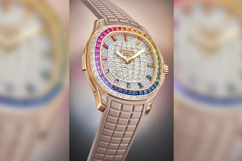 The Aquanaut Luce "Rainbow" Minute Repeater Ref 5260/355R with composite strap.