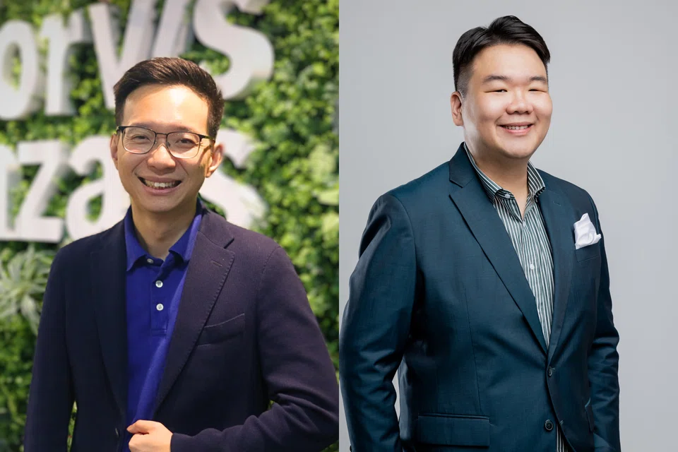 From left: Justin Lim, partner and Singapore head of outsourcing at Forvis Mazars and  One Tax CM’s managing director Lancaster Lee. Forvis Mazars and One Tax CM offer corporate secretarial services.
