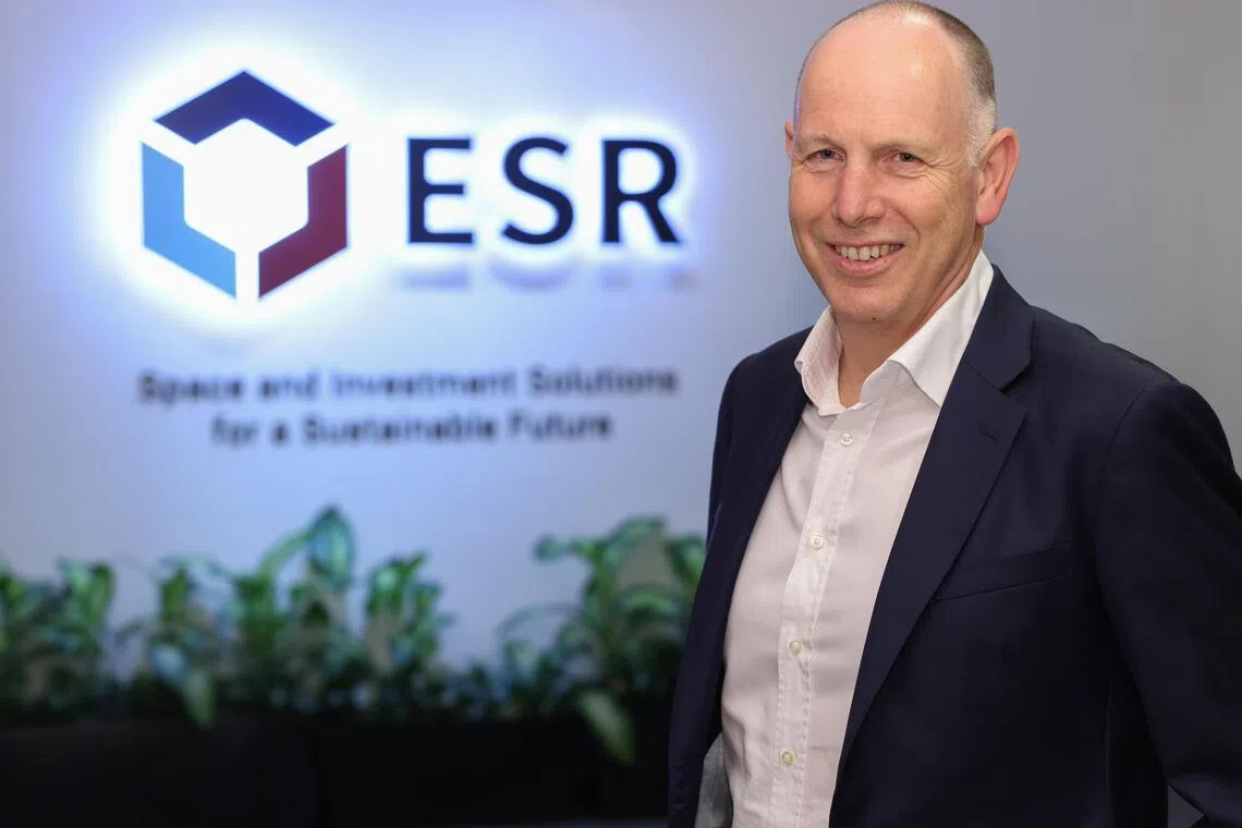 Philip Pearce, ESR Group president, notes that Singapore was always a more significant office and base than Hong Kong.