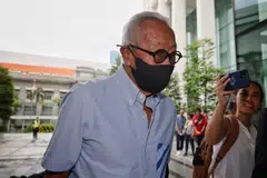 Ong (above) allegedly offered Iswaran a trip to Doha in December 2022, and arranged for his private jet to fly the then minister there.