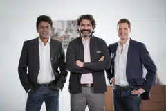 From left: Founding partner Anurag Srivastava, founding partner Amit Anand and managing partner David Gowdey of Jungle Ventures. The close of Fund IV brings the VC firm's AUM to over US$1 billion. 