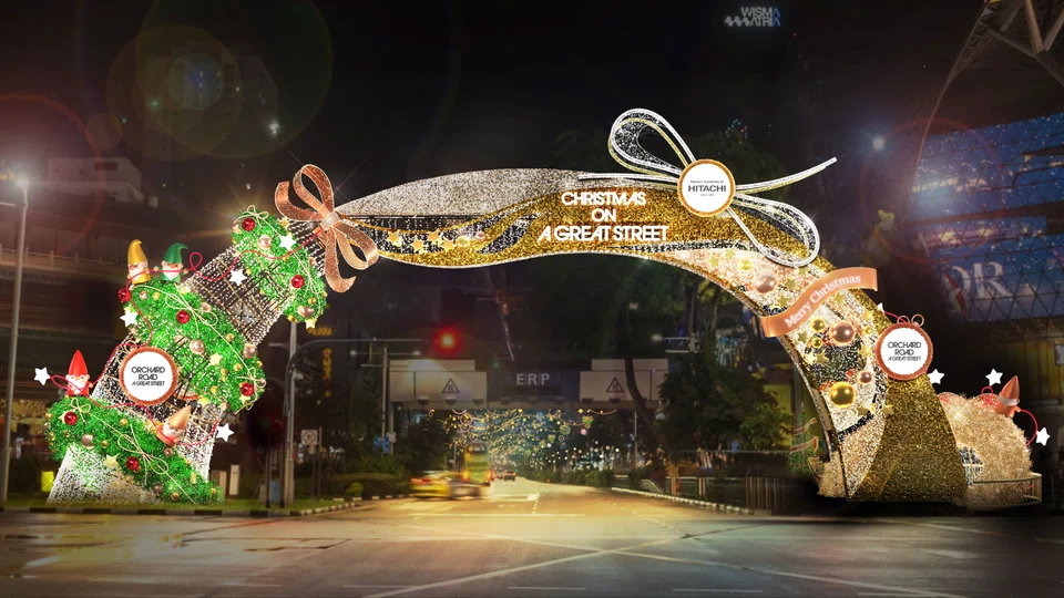 This year's Orchard Road Christmas light-up will take place from Nov 8 to Jan 1, 2026.