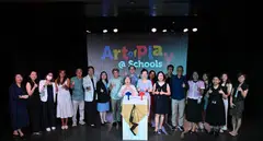 The donation was presented during non-profit arts organisation The Rice Company Limited’s 12th anniversary celebration at 10 Square on Mar 26.