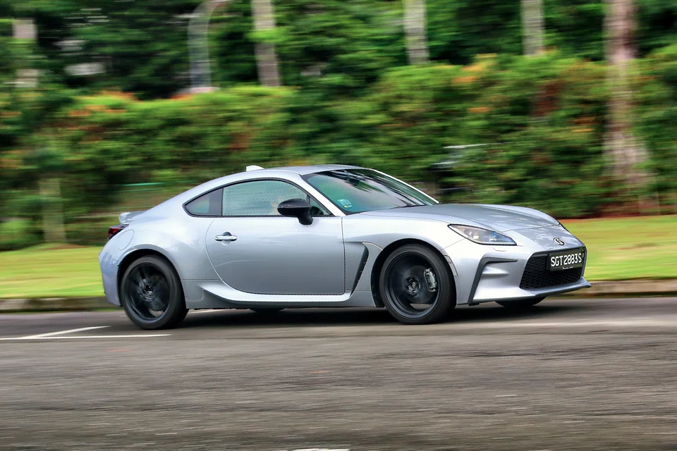 The GR86 is a riposte to today’s fast cars, which are all about big power and big grip from big tyres.