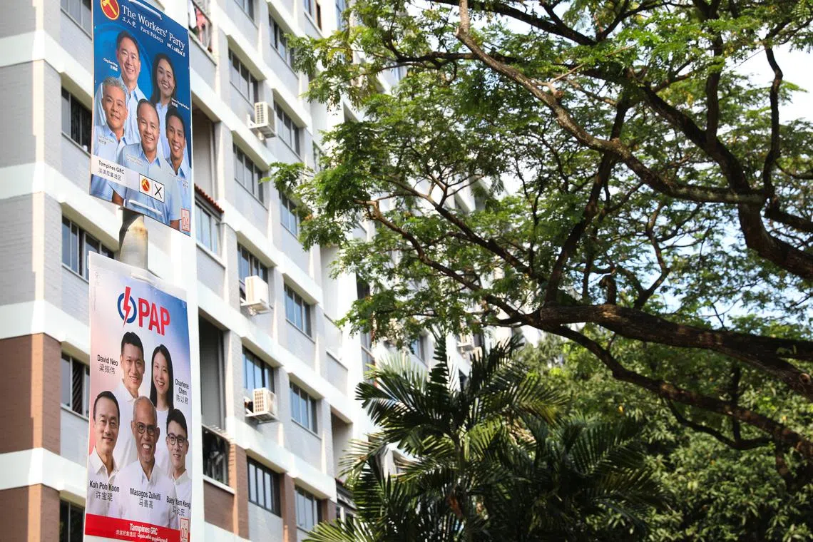 Prime Minister Lawrence Wong said the ruling People’s Action Party offers the best team to take Singapore through global uncertainty, while some opposition parties proposed alternative solutions to cost-of-living woes.