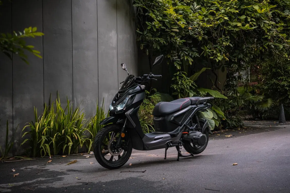 Among the two models to be launched by Zion in Singapore is the Z-Max, a fully electric scooter with a claimed range of 250 km.