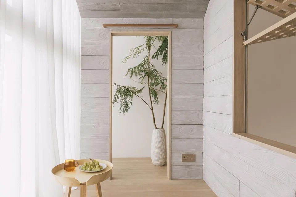 The loft interior is a multi-purpose space. 