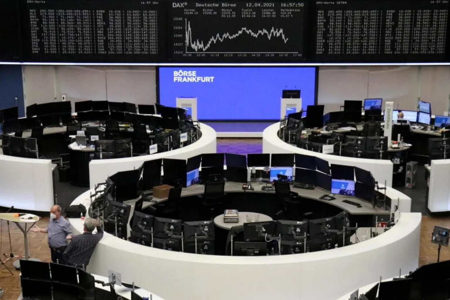 Europe Stocks slip from record highs as focus shifts to earnings