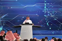 Yasir Al-Rumayyan, head of the Saudi Arabia's Public Investment Fund, at the Future Investment Initiative, in Riyadh. PIF was the single largest dealmaker of 2025 by committing US$36.2 billion.