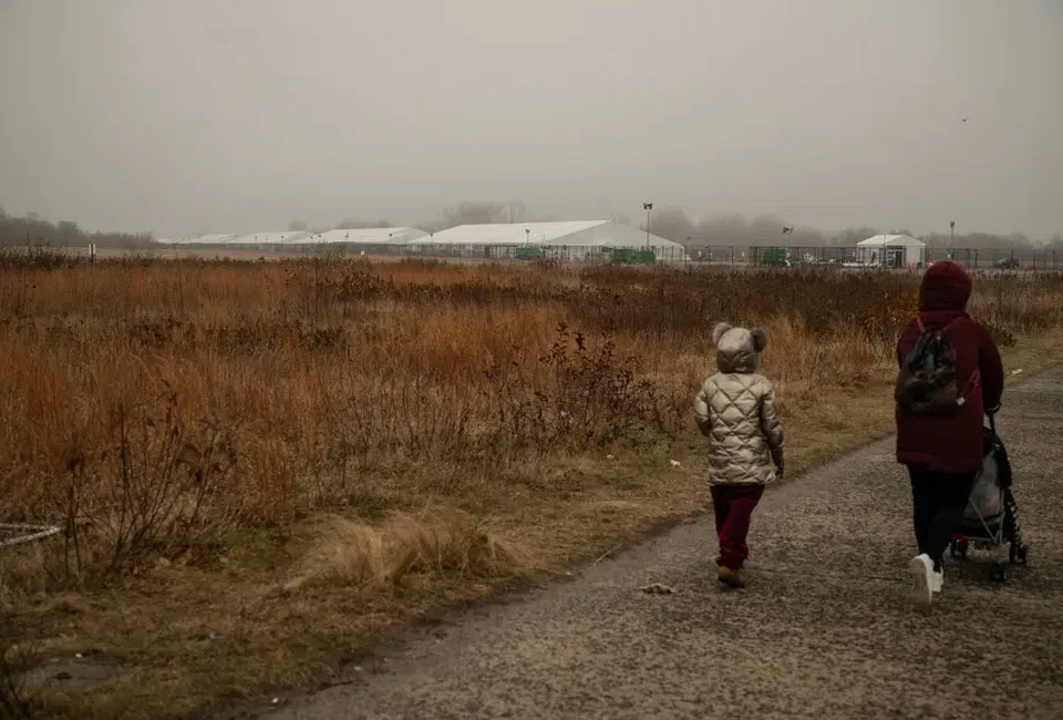  Floyd Bennett Field was built on federal land and President-elect Donald Trump can revoke the shelter’s lease once he takes office in January – or assert the administration’s right to launch immigration raids on federal land.