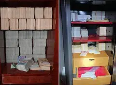 More than $23 million in cash was seized by the police in the raids. 