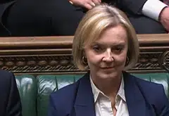 Truss held a private meeting with members of the pro-Brexit right-wing of her party late Tuesday as she sought to steady the ship following a desperate start to the week that saw Tory MPs openly plot her downfall.
