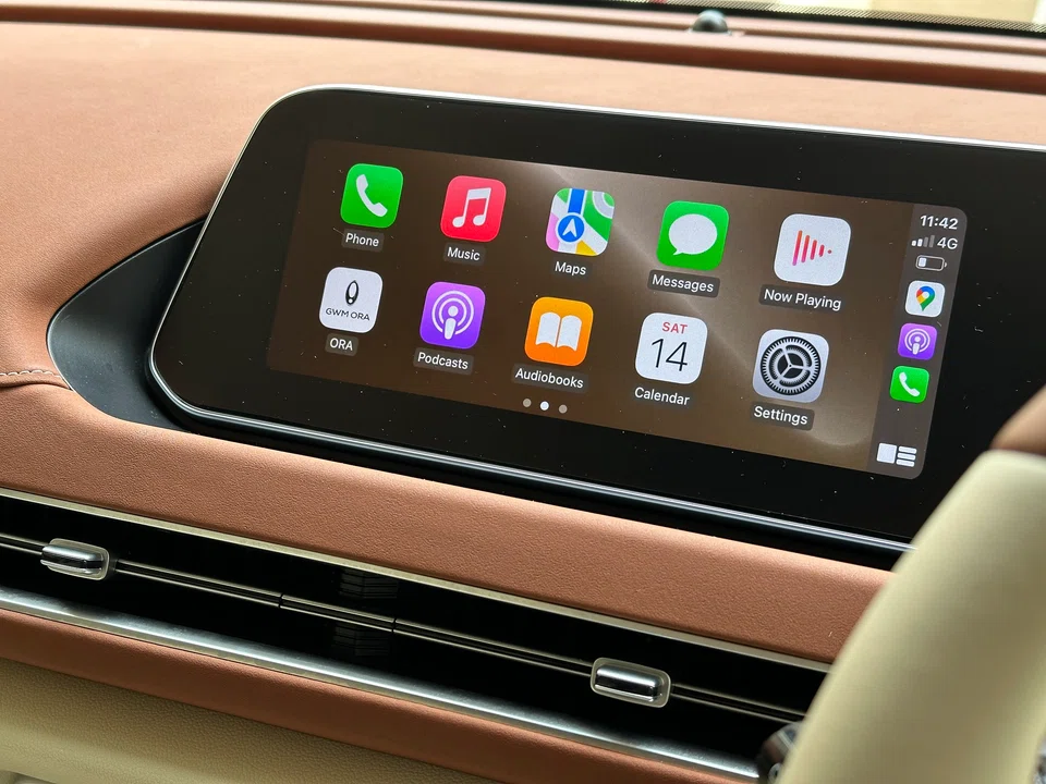 The touchscreen’s user interface needs work, with many items buried deep in the menus.