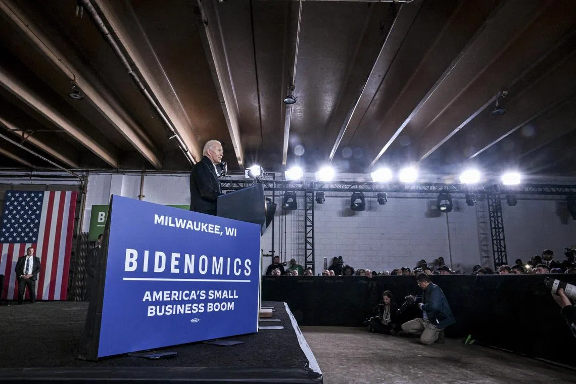 Under President Joe Biden, US GDP in absolute terms is at the highest level ever.