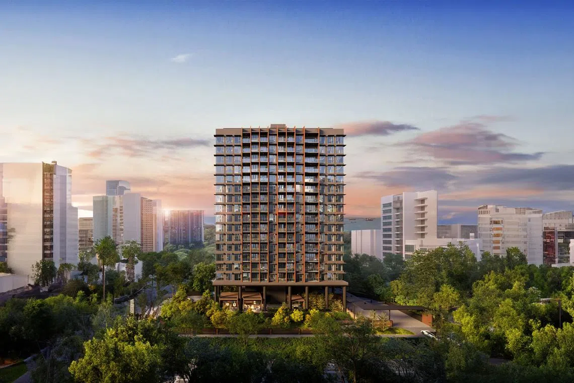 Located along Amber Gardens in District 15, the freehold residential development comprises 105 units in a 16-storey tower.