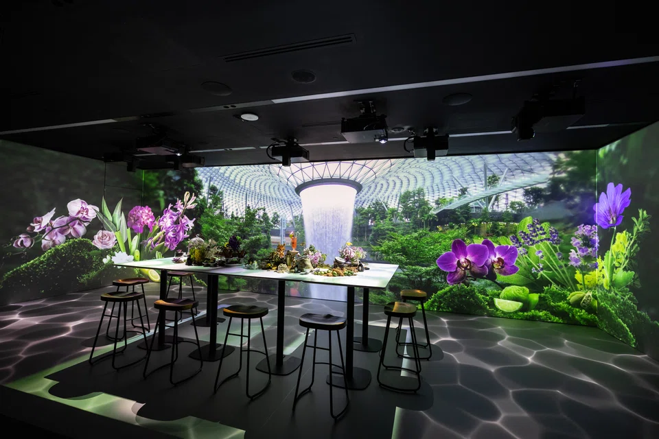 The hub features 360-degree video technology that replicates the scents, tastes, sounds and textures, simulating real-world environments.  