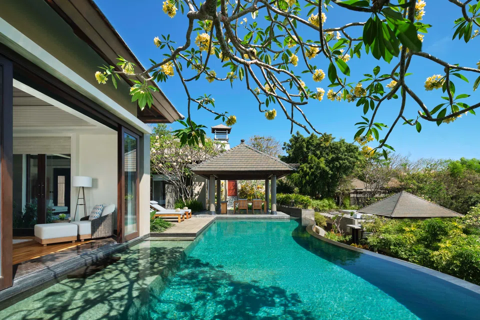 Umana Bali's all-villa property features spacious accommodation.