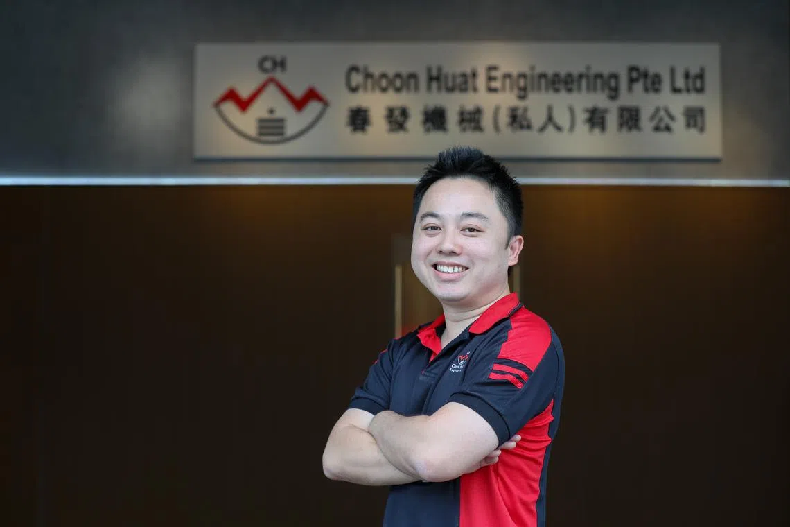 Oh Chee Yong, CEO of Choon Huat Engineering, joined the family business in 2013.