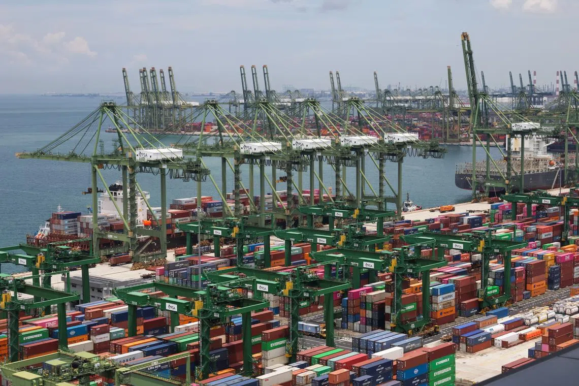Container ports in the region, such as Singapore, have continued to face congestion, as ships divert around the Cape of Good Hope to avoid Houthi attacks in the Red Sea. 