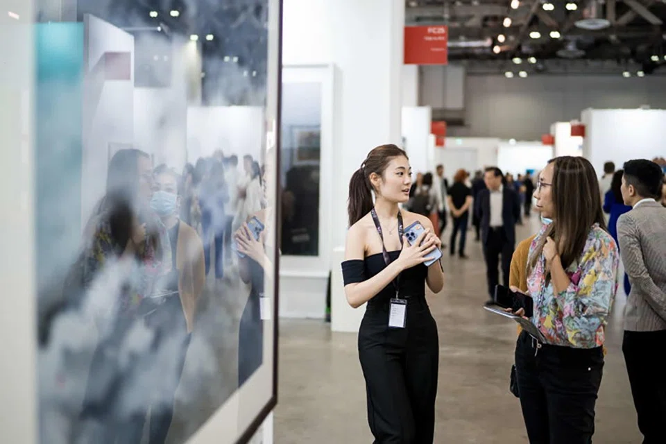 Premier art fair Art SG is drawing collectors from around the world.