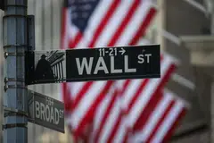 The Dow Jones Industrial Average closed 1.3 per cent higher at 44,173.64 on Monday.