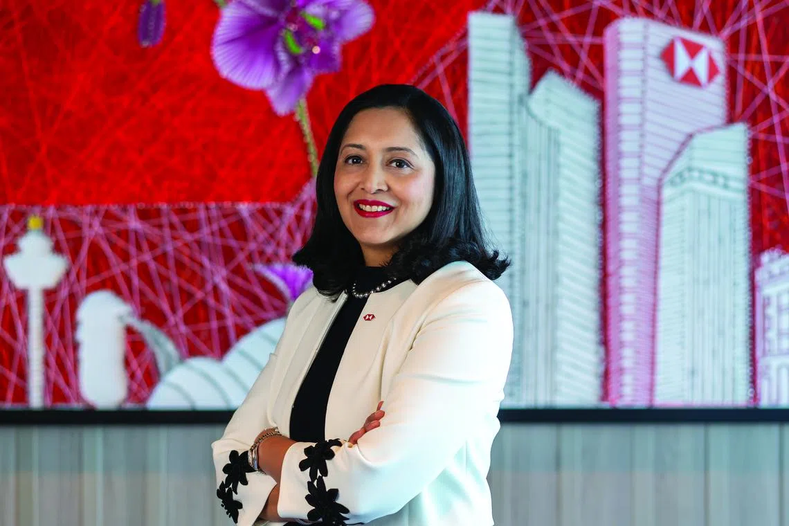 ‘Having experience supporting generations of entrepreneurs, we know that giving young businesses access to the right network can make the difference between
a fledgling and a future unicorn,’ says
Priya Kini, head of commercial banking, HSBC Singapore.