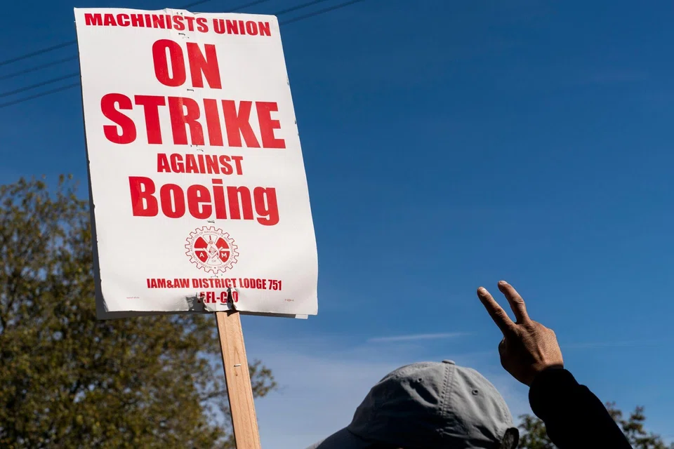 “A strike at a major producer of civilian aircraft held down total (industrial production) growth by an estimated 0.3 per cent in September, and the effects of two hurricanes subtracted an estimated 0.3 per cent,” said the Fed in a report.