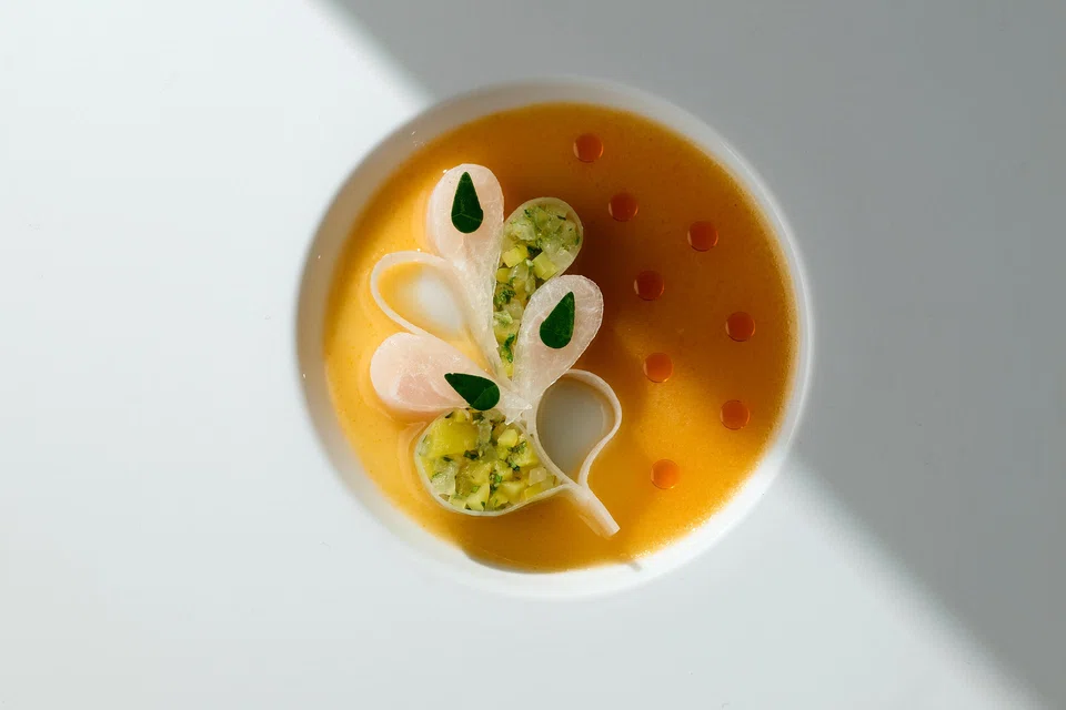 JL Studio's version of ikan assam pedas.