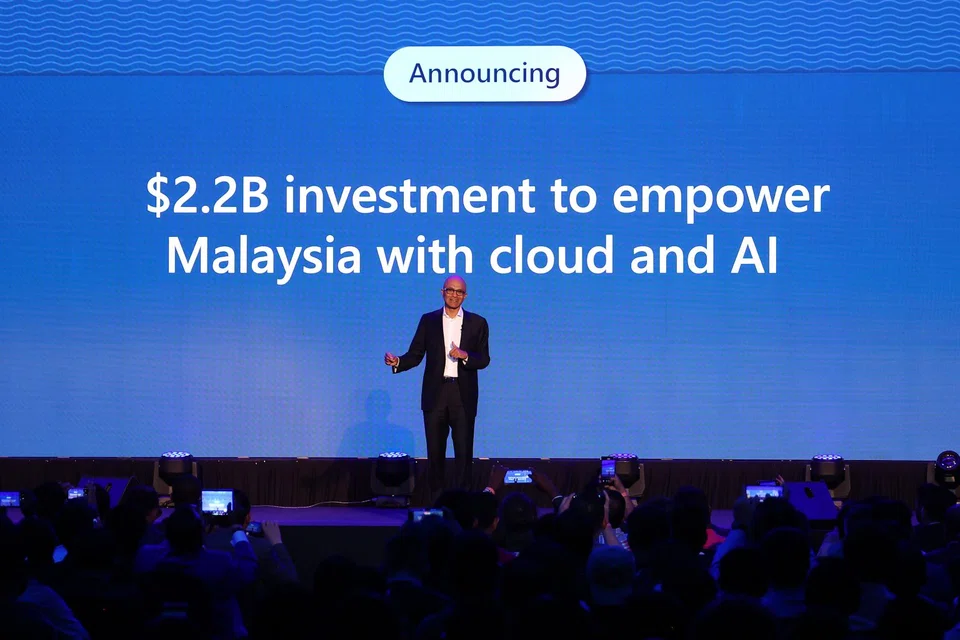 Microsoft chairman and CEO Satya Nadella at the AI National Leadership Forum in Putrajaya on Thursday where he announced the fresh investment.