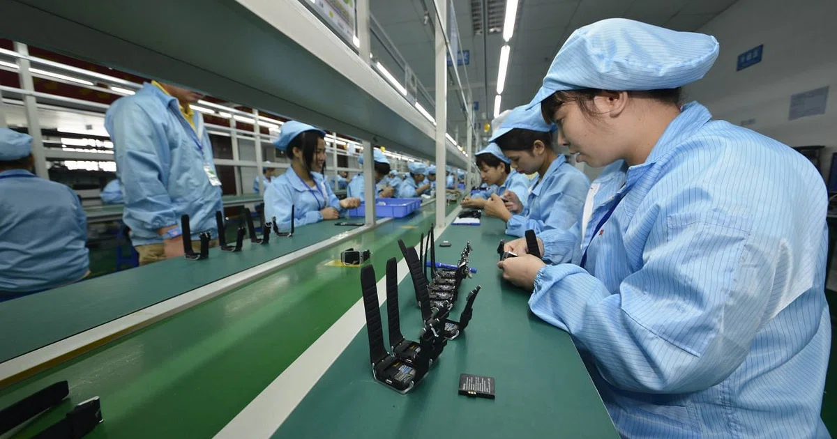 March factory output cues slight Q1 growth upgrade - The Business Times
