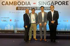 Bob & Co managing director Bob Ng (second from left) and Foodtalks owner Kelvin Ng (second from right), who partnered after a five-year client-consultant relationship, are seen with VIC DHC director Stanley Tan (leftmost) and Bangi Golf Resort, Malaysia executive director Soh Chung-Ky.
