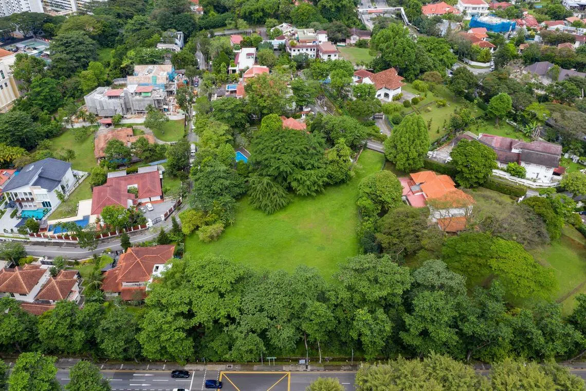 Land site up for sale  in the Holland Rise good class bungalow (GCB) area.