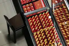 Spot gold plunged as much as 8.8 per cent to near US$4,100 an ounce. 