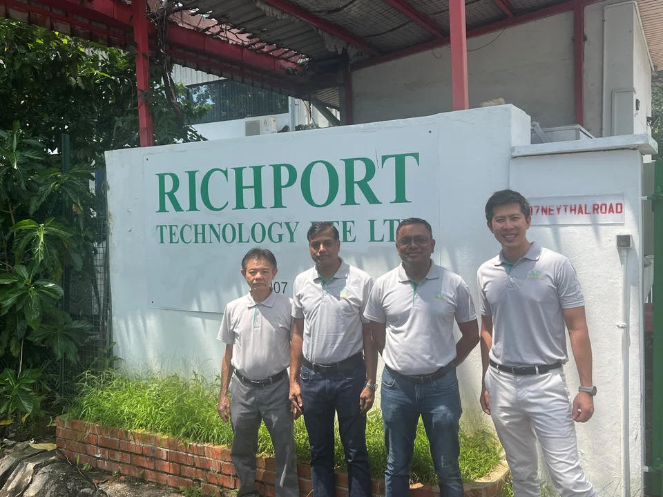 From left: Richport Technology operations manager Toh Yock Men; senior quality manager Renjith Nair; director Maria Raj; and director Chew Kian Zi.
