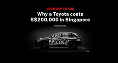 Why a Toyota cost S$200,000 in Singapore
