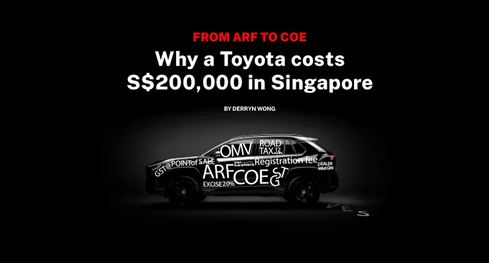 Why a Toyota cost S$200,000 in Singapore