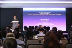 Singapore’s Minister of State for Trade and Industry Alvin Tan said that Asean could present itself as a valuable economic partner to both China and India. 