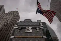 A Louis Vuitton store in New York. In his first term of office before the pandemic, President Donald Trump  declared that “I think the EU is a foe, what they do to us in trade”.  