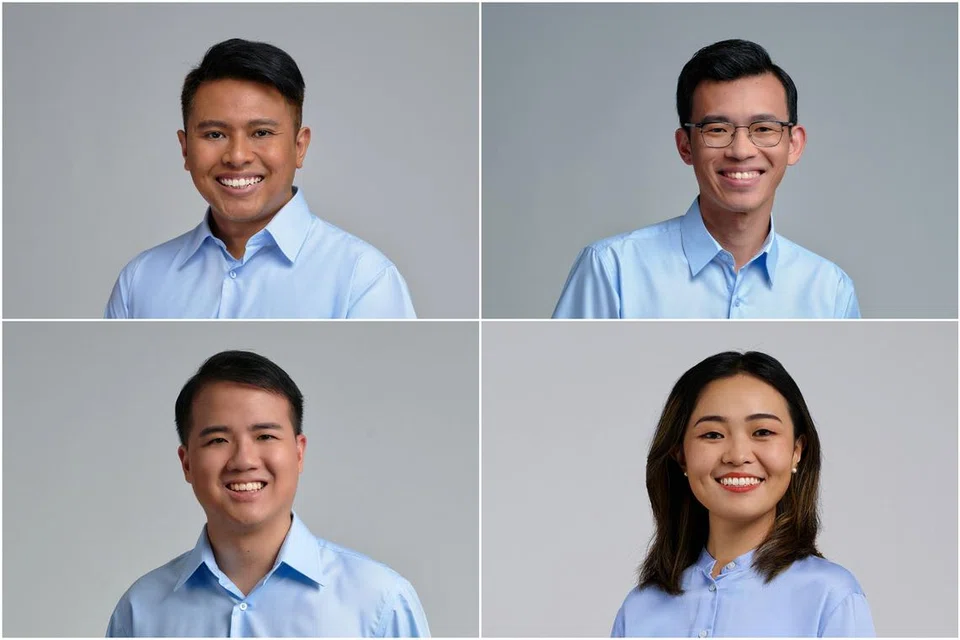 WP members (clockwise from top left) Abdul Muhaimin Abdul Malik, Kenneth Tiong, Eileen Chong and Andre Low have been co-opted into its central executive committee.