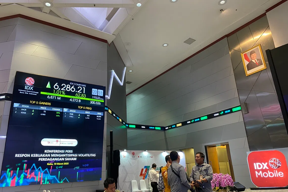Indonesia Stock Exchange in Jakarta