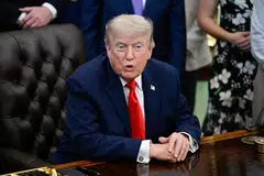 US President Donald Trump expressed no interest in meeting until Iran is “ready to meet in a meaningful way".