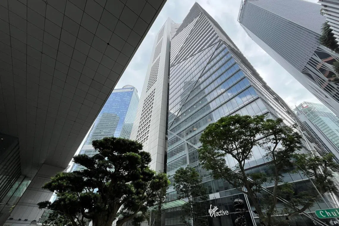 OUB Centre holds an 81.54% interest in One Raffles Place and UOB holds the remaining 18.46% interest in the property.