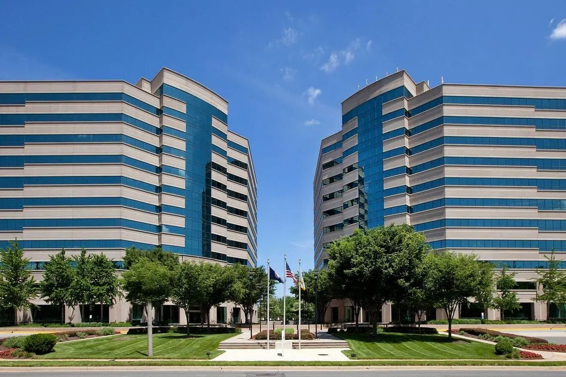 Manulife US Reit has a portfolio of 12 freehold office properties in the US including Centerpointe a 2-tower, office building in Fairfax County, Virginia.
