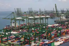 Container ports in the region, such as Singapore, have continued to face congestion, as ships divert around the Cape of Good Hope to avoid Houthi attacks in the Red Sea. 