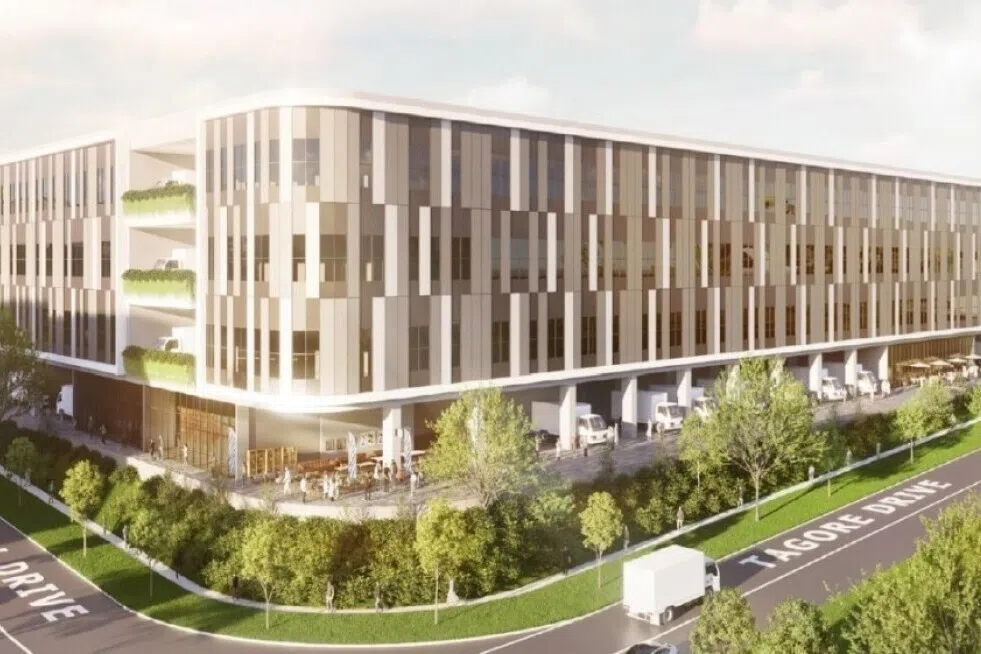 An artist's impression of the redeveloped property. LHN, KSH and Soon Hock will be part of Thomson Gem through their wholly owned subsidiaries WPS (TPY), KSH Blazar and Soon Hock Fortune, respectively.