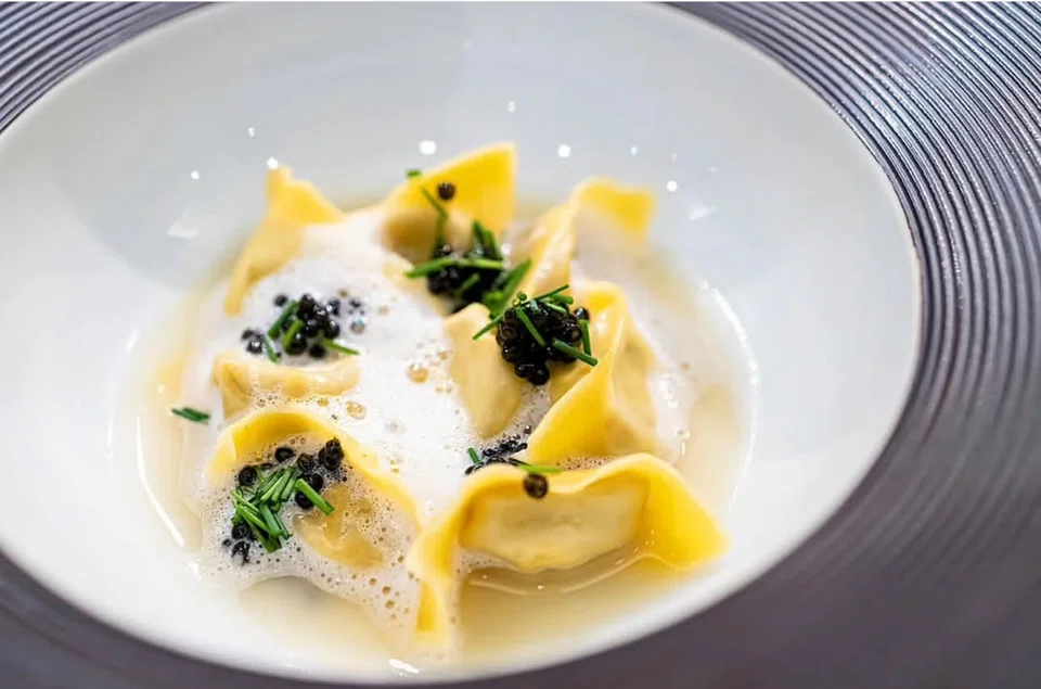 Tortellini at Casa Del Cibo.