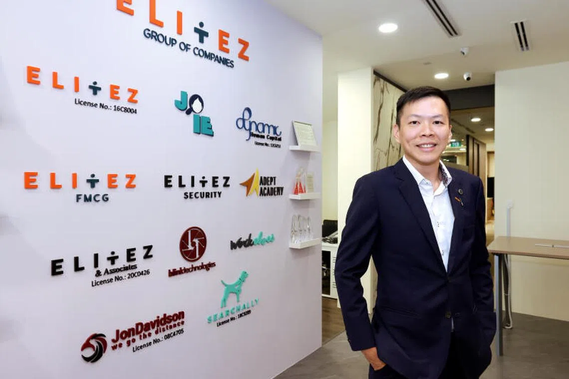 Elitez tries "all the micro strategies" in its pursuit of sustainability, says co-founder and CEO Derrick Teo.