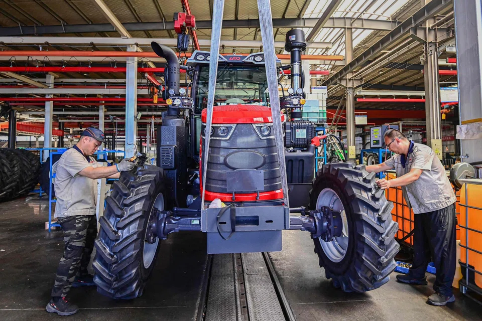 China's Purchasing Managers’ Index - a key measure of industrial output - came in at 49.7, according to the National Bureau of Statistics.